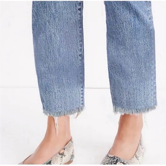 Madewell The Perfect Vintage Jean Size 28 Distressed Knee - Picture 5 of 8